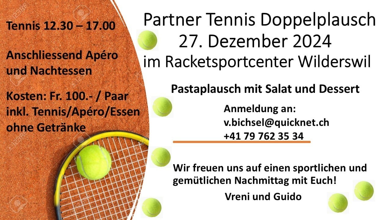 Partner Tennis Doppelplausch 2024