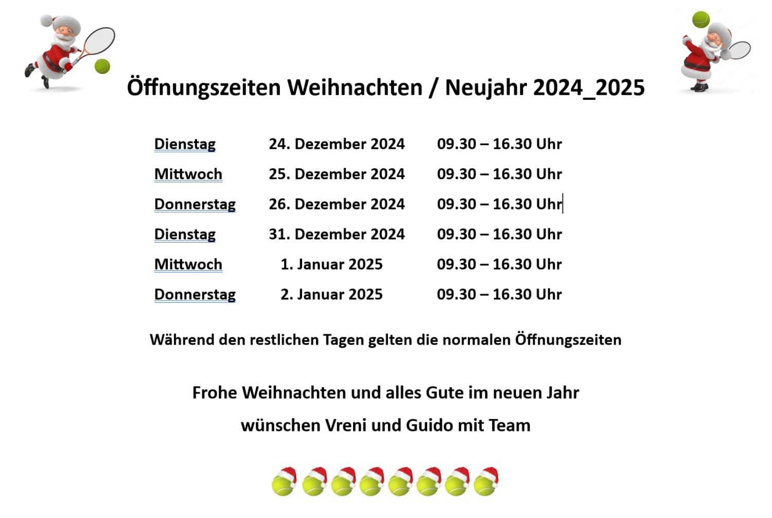 Öffnungszeiten Weihnachten_Neujahr 2024_2025