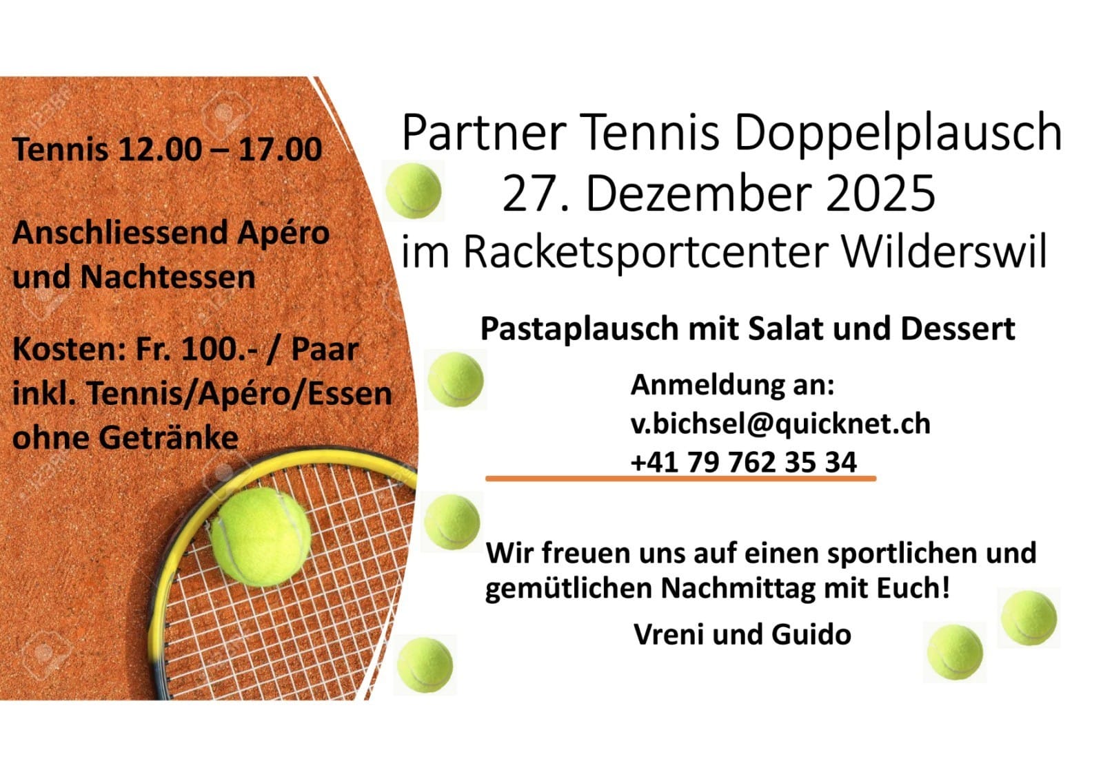 Partner Tennis Doppelplausch `25