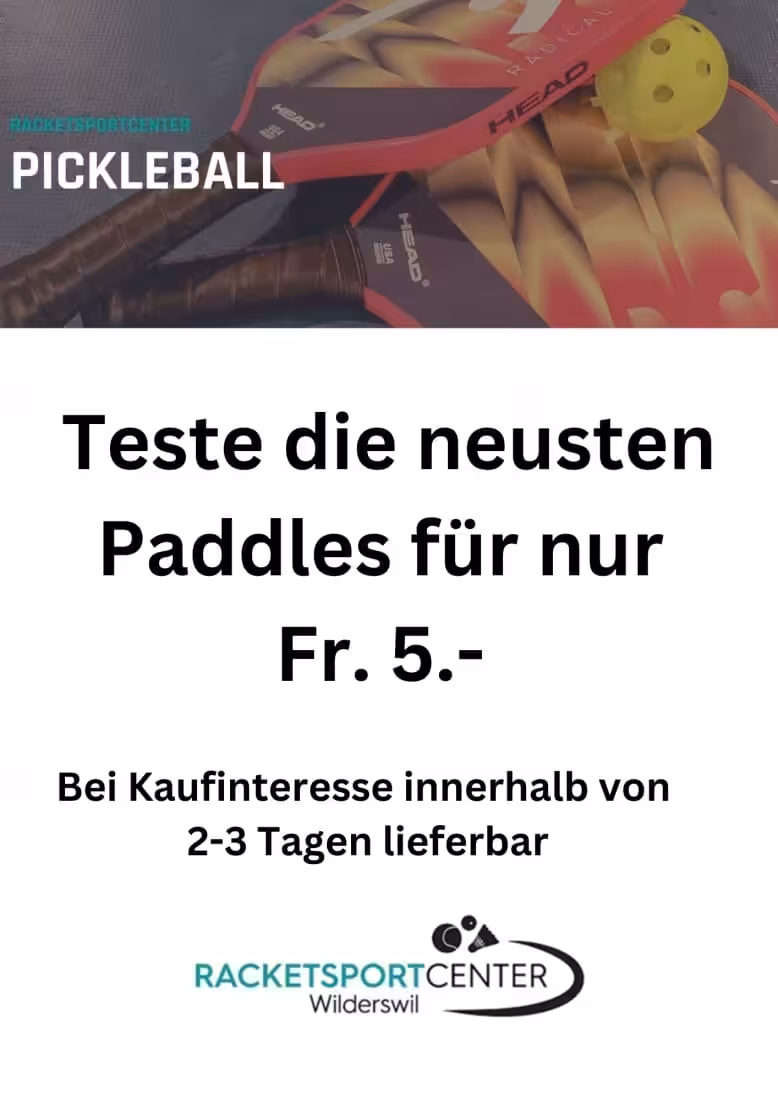 Testschläger Pickleball